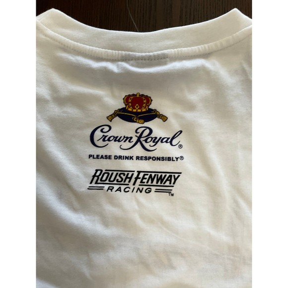 Matt  Kenneth #17 Men's XL Crown Royal Roush Fenway Racing T-shirt - Picture 3 of 5